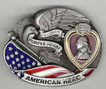 Purple Heart buckle